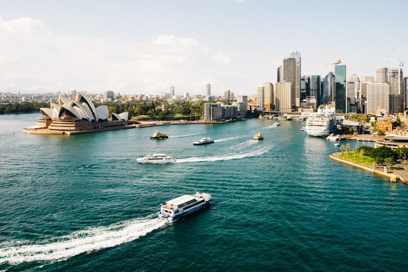 Sydney Opera House and Harbour Bridge skyline — Australia's largest study destination